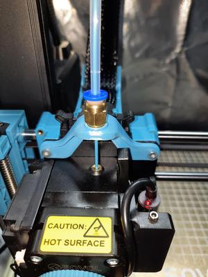 Sovol SV06 Reverse Bowden Tube Mount on Extruder