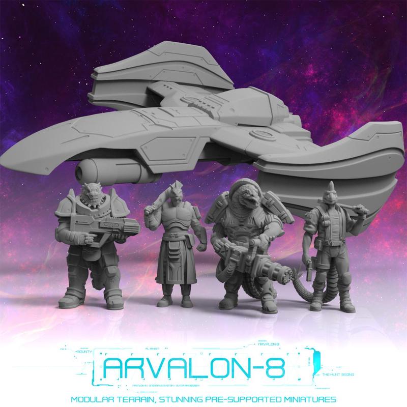 Arvalon-8 Crew 12 and the X-Calibur (UNRELEASED)