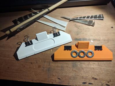 Fletching Clamp Straight