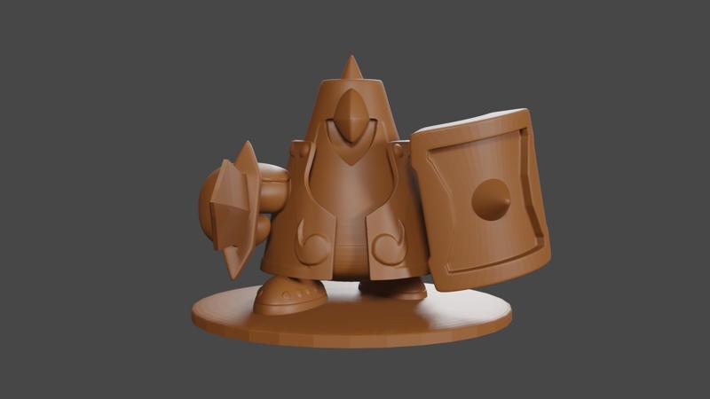 Kirby inspired, Gigant Edge, Tabletop DnD miniature