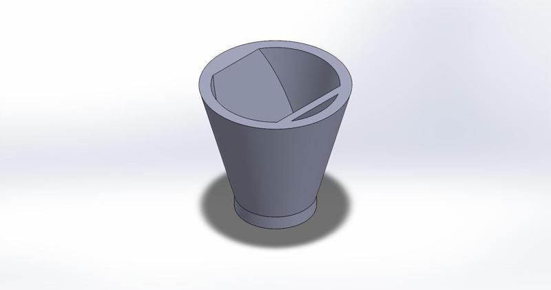 DVO Fork Bleed Cup, Baffled