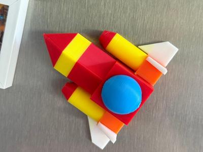 Kingdom Hearts Gummi Ship Magnet
