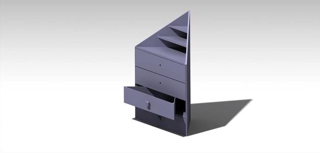 MODULAR STOCKABLE CORNER ORGANIZER