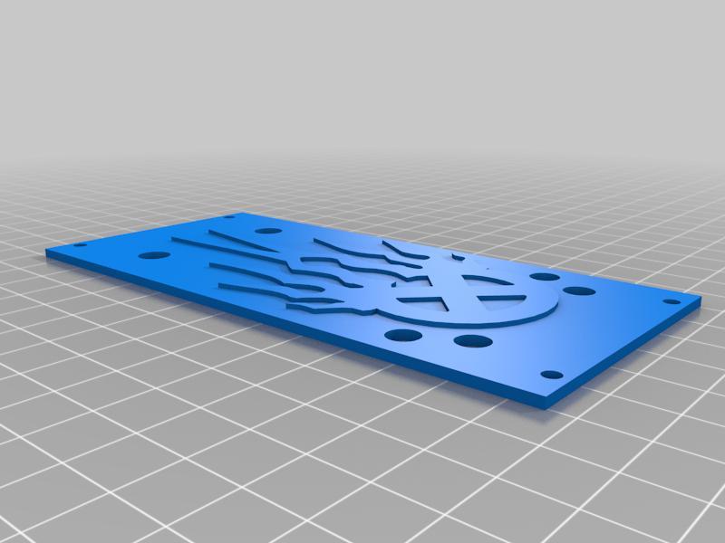 Static-X Eurorack 130mm 12HP Panel.