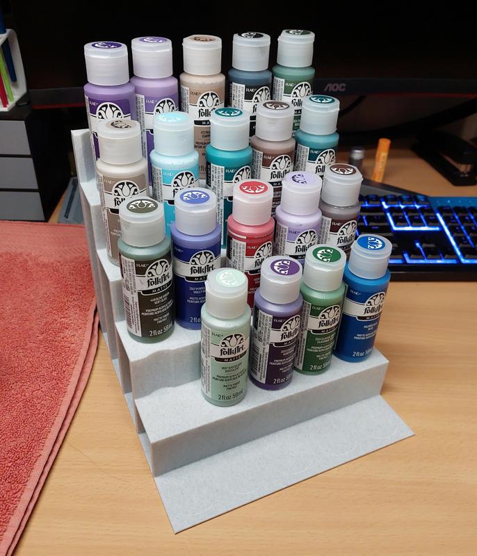 Folkart / Apple Barrel 59ml or 2oz Painting Shelf Rack