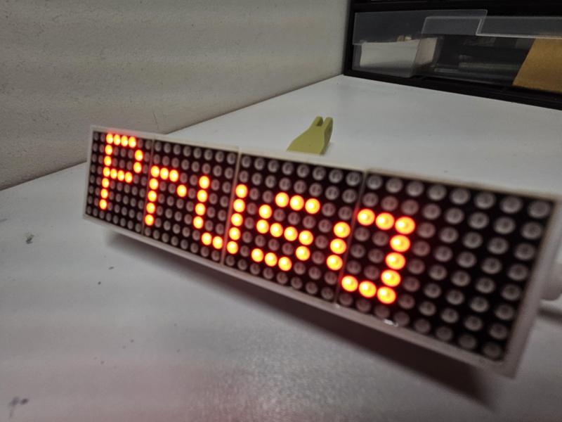 LED Matrix programable via Wifi