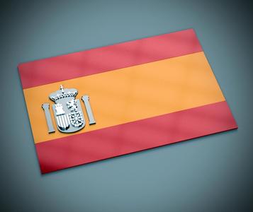 Spain flag  - Printed Photos Inside