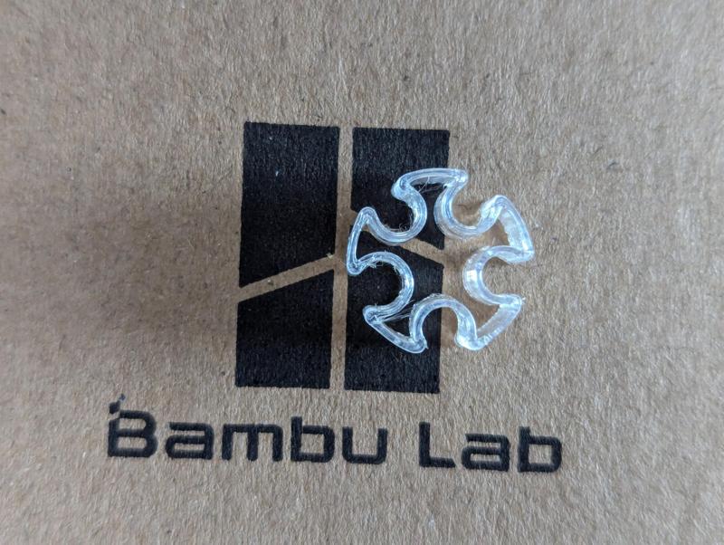 Hollow PTFE clip for AMS lite