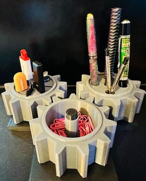 Spinning Gear Modular Desk Holder