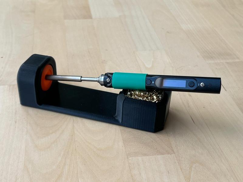 Pinecil/TS100 portable soldering iron stand
