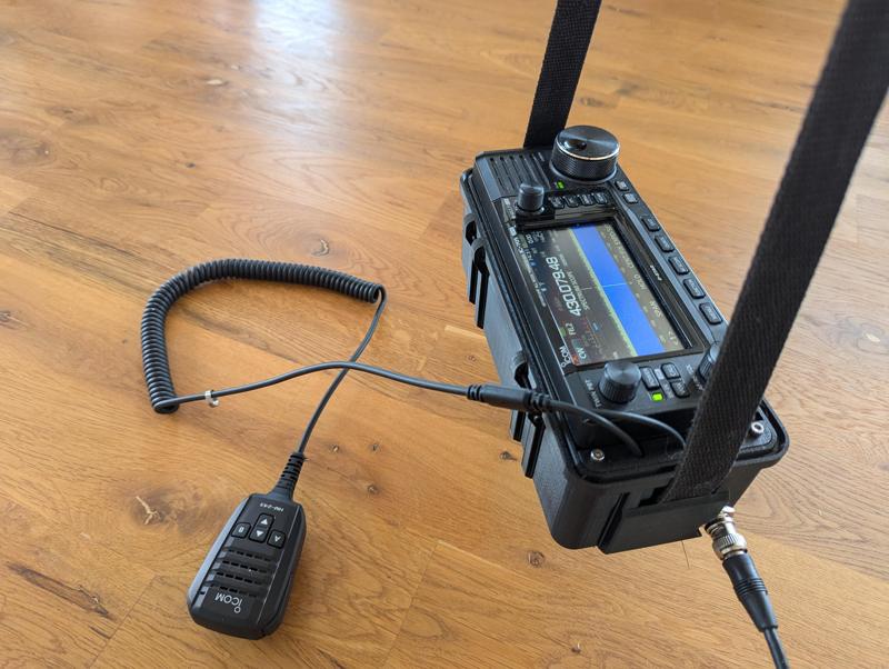 Icom IC-705 mobile rugged box