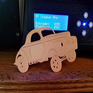 Willys Gasser Silhouette