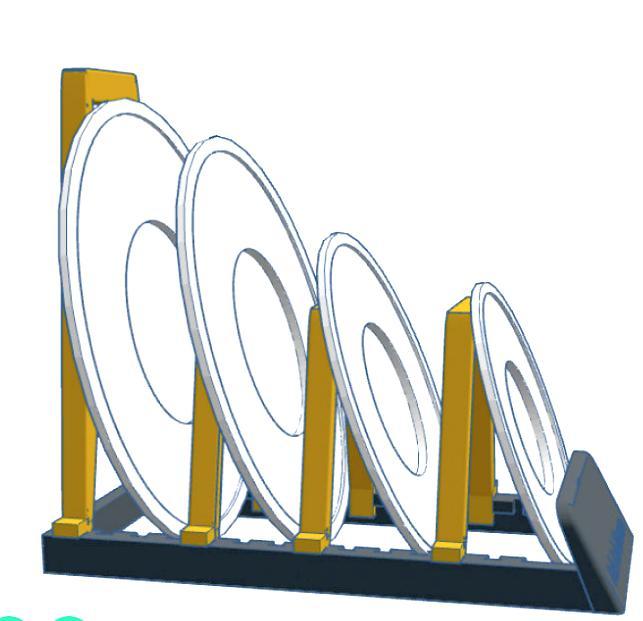 Dish Holder with Camps