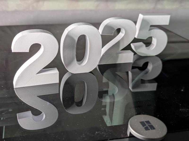 2025 New Year Separate Numbers