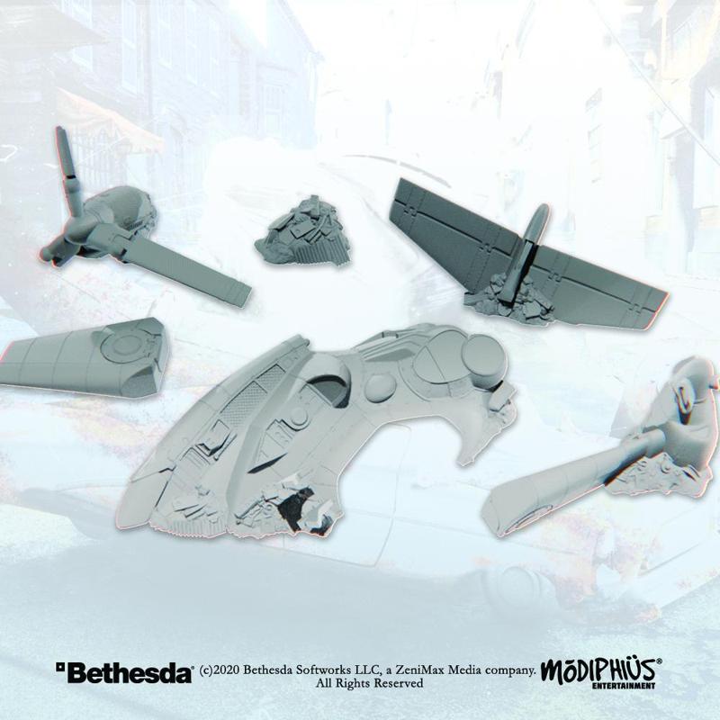 Crashed Vertibird - Terrain Expansion - Fallout Wasteland Warfare