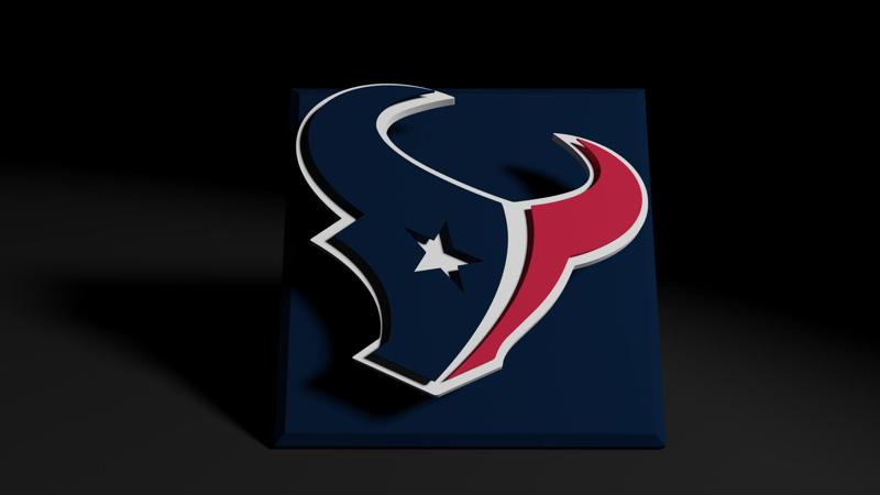 NFL Houston Texans Floating Logo Sign