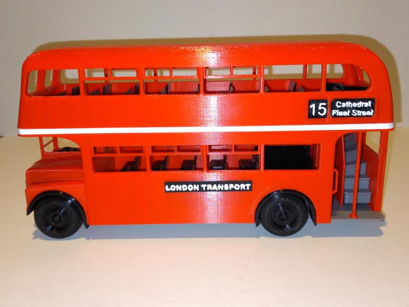 Decals for Double-decks London bus made by Winslow