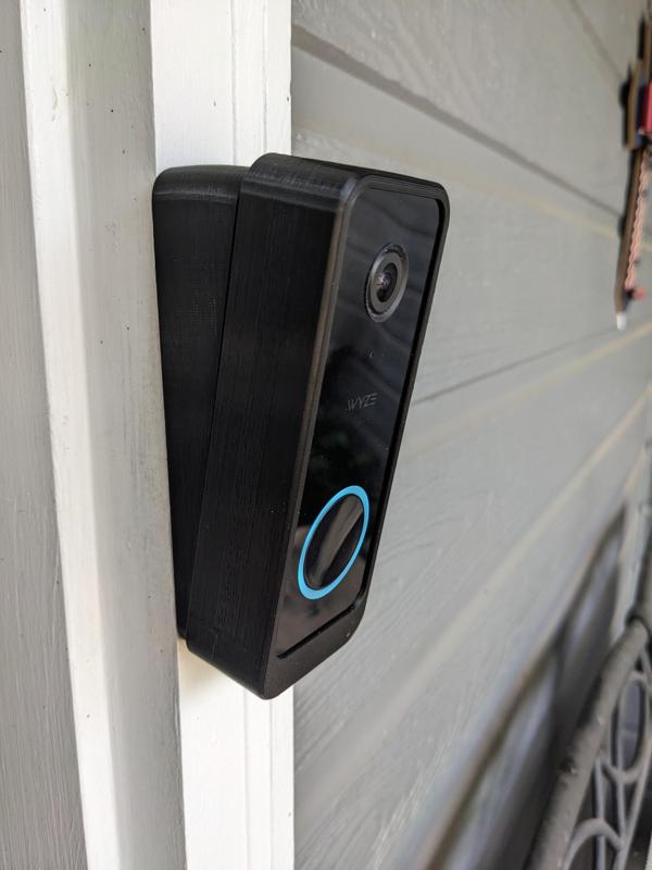 Wyze Video Doorbell v2 Angled Back Bracket for Secure Cover