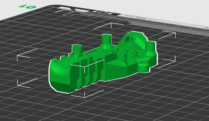 RatRig Toolhead Beta 1 EBB42 Mount with Wire hole