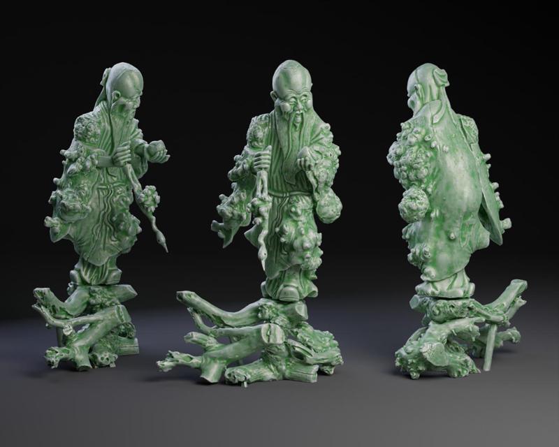 Shouxing 寿星, the Taoist god of longevity.