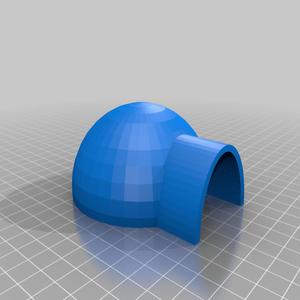Igloo hide - large opening