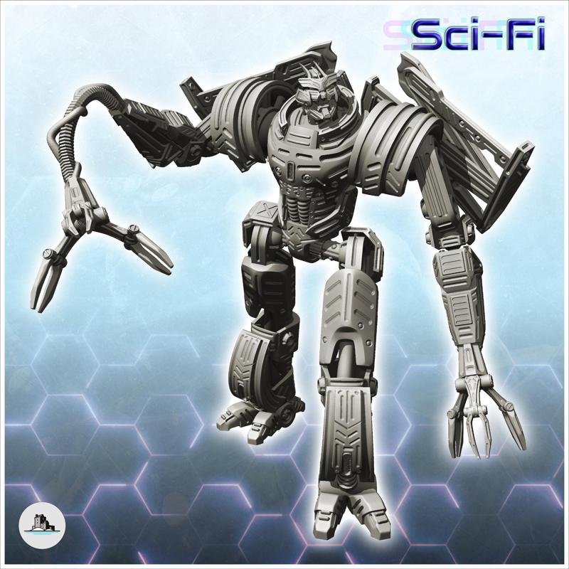 Khokmes combat robot (8) - Future Sci-Fi SF Post apocalyptic Tabletop Scifi Wargaming Planetary exploration RPG