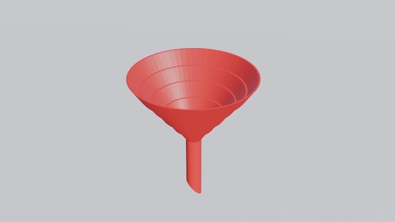 collapsible funnel