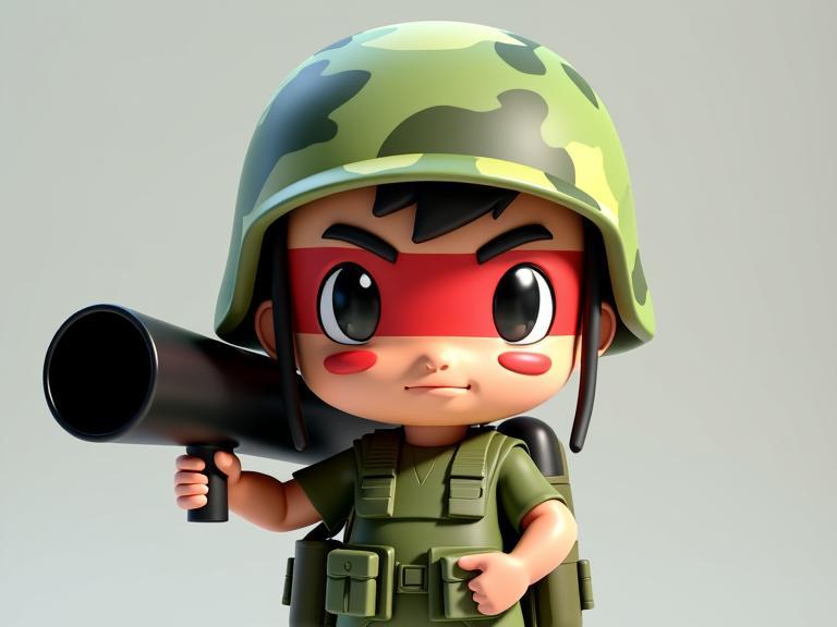 Gendarmerie Commando Rocket Gunner Baby