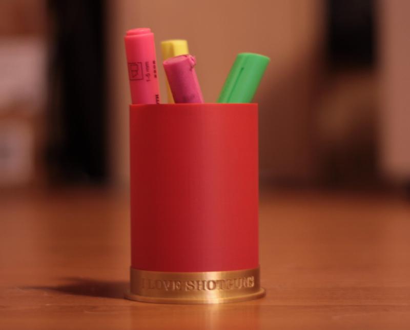 shotgun shell pencil holder
