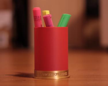 shotgun shell pencil holder