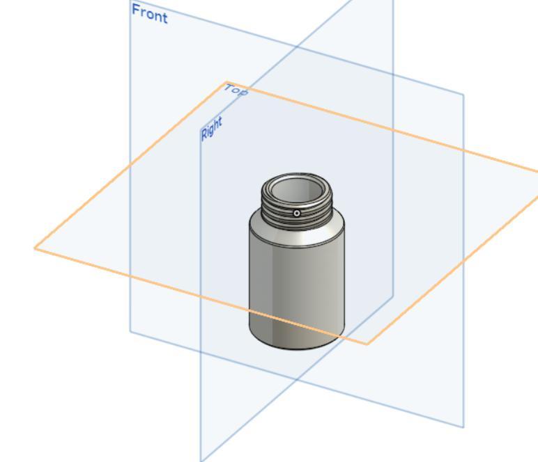 Medium Bottle Cap Container