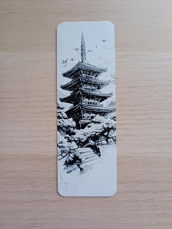 Japanese Temple Bookmark