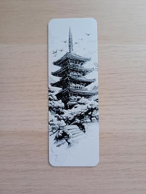 Japanese Temple Bookmark