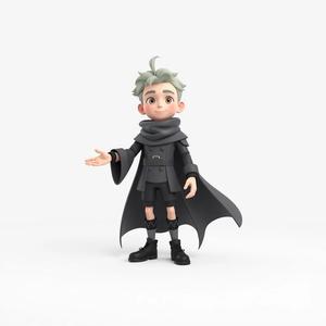 3D rendering of a cartoon character