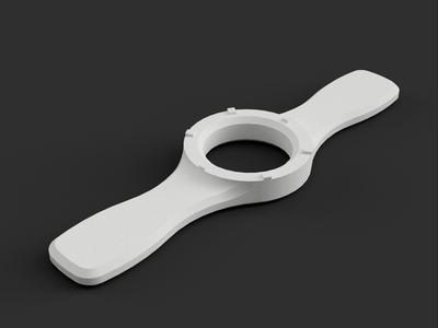 Parametric Watch Case Back Tool