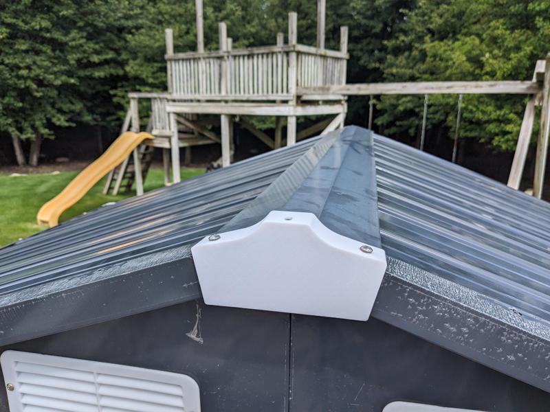 Aoxun Outdoor Storage Shed - rook peak guard - replacement for part "GE"