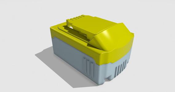 Dewalt XR top battery cover.