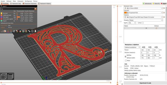Stencil: letter R (version 2)