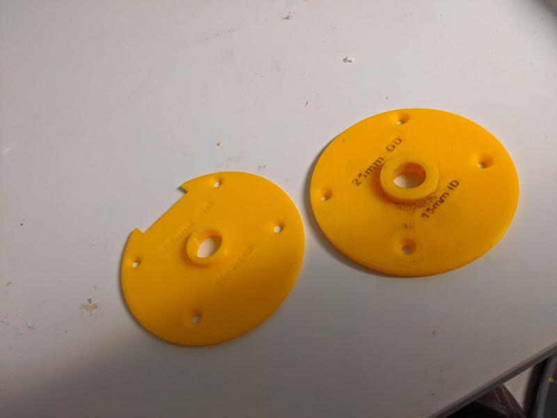 Tempate bases for makit router