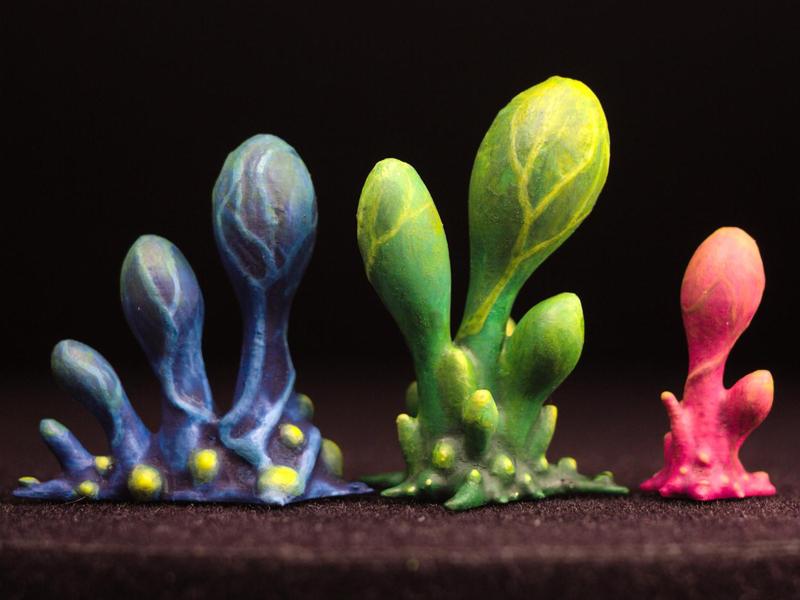 Tabletop plant: "Blob Crowd Plant 3 Minis Set" (Alien Vegetation 16)