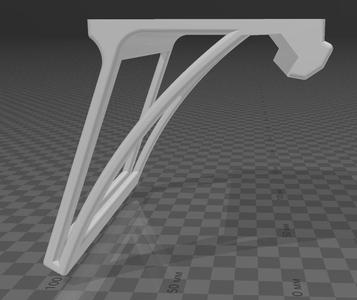 Rack for IP-TV console for TV LG UK64xx