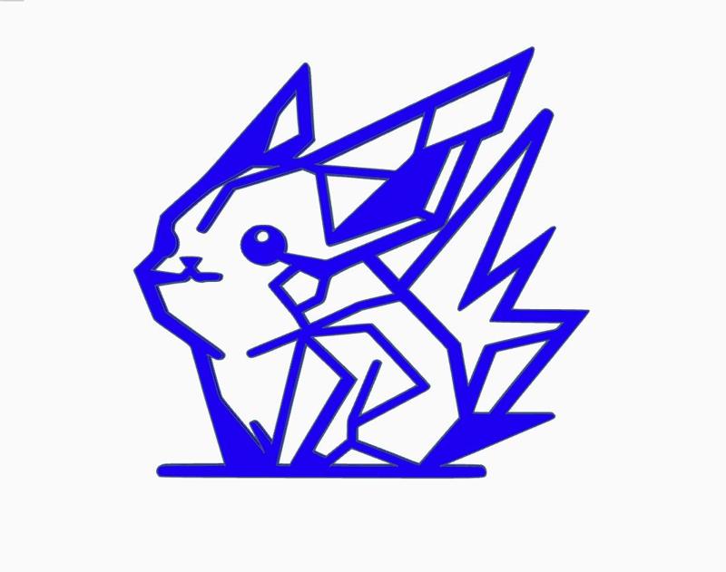 Pikatchu model for home decoration