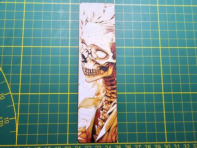 Skull girl bookmark HueForge