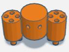 Stackable robot figure