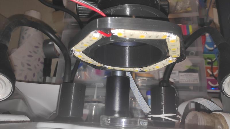 Luz para lupa estereoscópica o estéreo microscopio