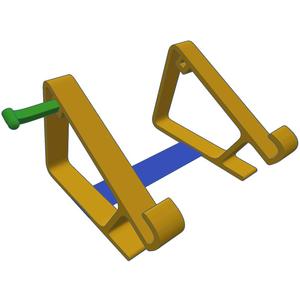 Laptop Stand for larger laptop with top guides