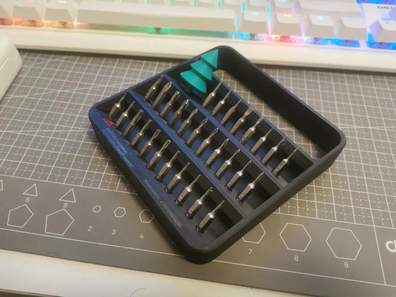 Screwdriver Bit Storage Box