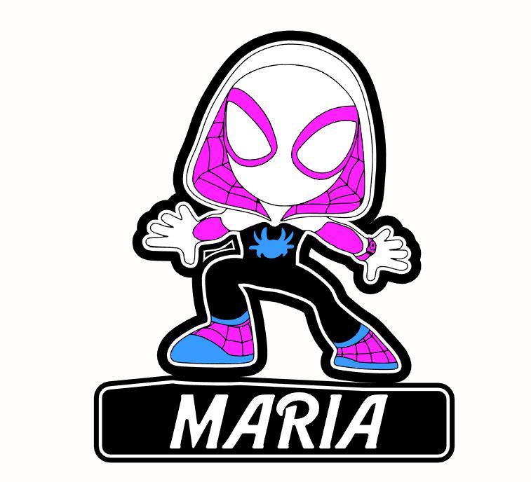 Ghost Spider (Spiderman) Lamp LED Lightbox