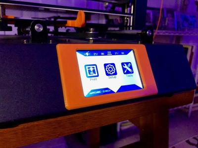 AnyCubic i3 Mega Displayframe without double sided tape