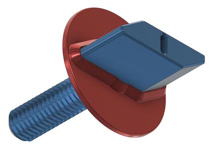 M8 Wing Bolt and Attachable Washer